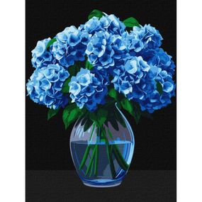 Картина за номерами "Букет гортензій" KHO3273 30х40см