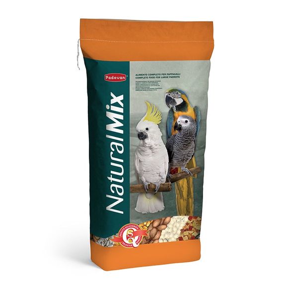 Padovan Naturalmix Pappagalli корм для великих папуг 18 кг