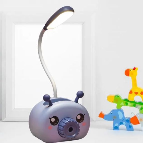 Лампа настільна на гнучкій ніжці з органайзером для ручок та підставкою телефону Quite Light Deer з точилкою олівців, живлення від USB | Зображення 2