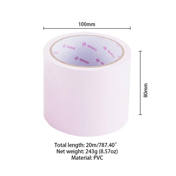 Скотч для бондажу LOCKINK SEVANDA Electrostatic Tape, блідо-рожева, 16 м Sex Aura | Зображення 1