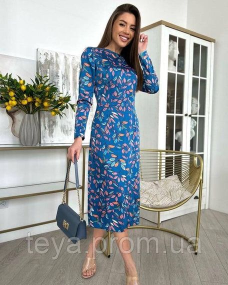 Плаття для жінок колір блакитний розмір L FI_007124