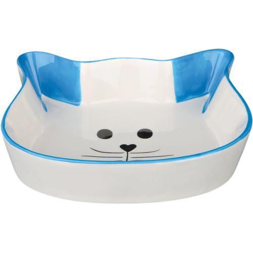 Миска Trixie для кішок, в форме кошачьої мордочки, керамічна, 12 см, 250 мл | Зображення 1