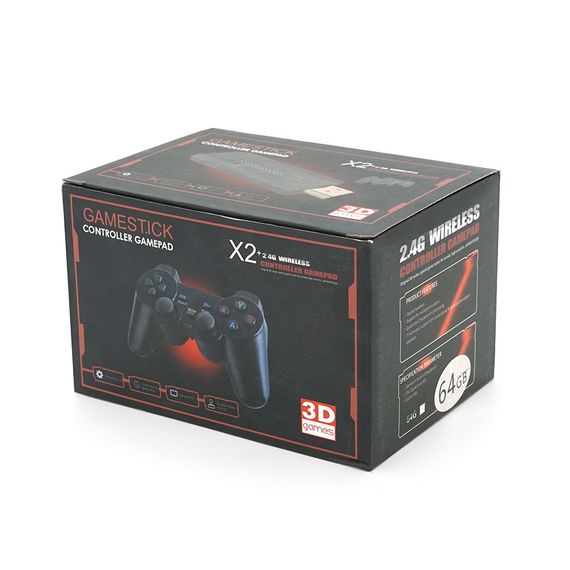Ігрова приставка X2plus dual system 8K/4K Ultra HD, 1GB RAM, 64G, Android 11.1, CPU:S905, HDMI 2.1, 2 Геймпади, 35000 ІГР | Зображення 1