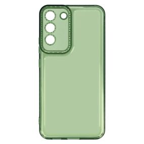 Чехол TPU Starfall Clear для Samsung Galaxy S22+ Зеленый