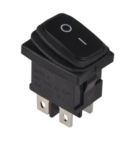 Переключатель KCD1-4-201W B/B 1 клавиша черная влагозащищенная Ny95500702