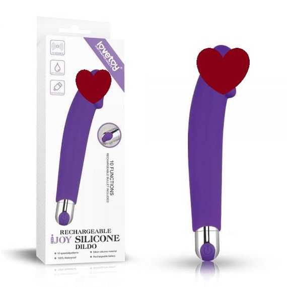 Эффективный вибромассажер Rechargeable IJOY Silicone Dildo sexstyle