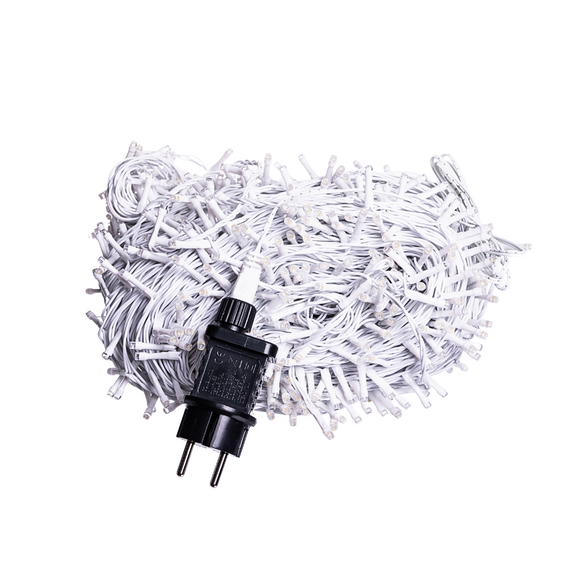 Гірлянда Різдвяна фея вулична 100 м 1000 LED білий провід Жовтий CF1000L100MWY | Зображення 1