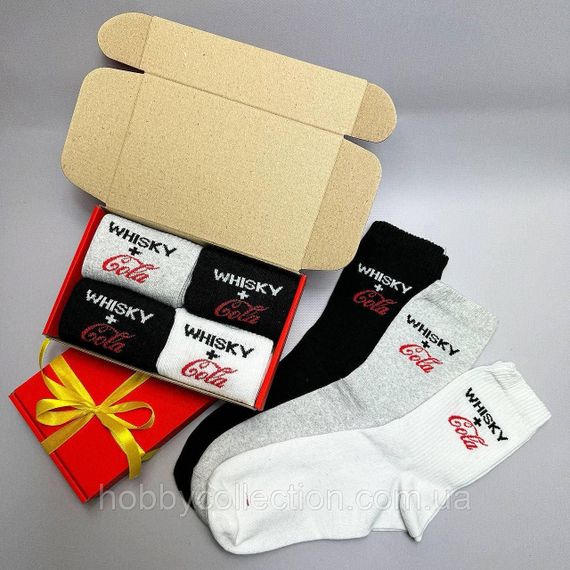 Бокс чоловічих подарункових шкарпеток 40-45 на 4 пари | Зображення 3