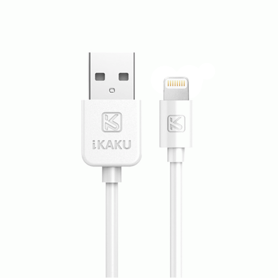 USB кабель Kaku KSC-332 USB - Lightning 2m - White | Зображення 1