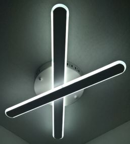 Люстра світлодіодна стельова LED світильник для квартири на стелю лед 25332 Білий 8х35х60 см.