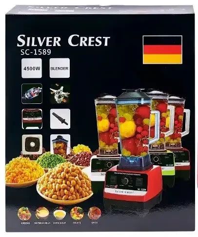 Блендер для коктейлей и смузи Silver Crest SC-1589 4500 Вт чаша 2 л | Зображення 3
