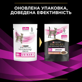 Влажный корм Purina Pro Plan Veterinary Diets UR Urinary для котов при мочекаменной болезни с лососем 30х85г
