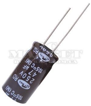 47mkf - 250v  RD 13*25  SAMWHA, 105°C | Зображення 1