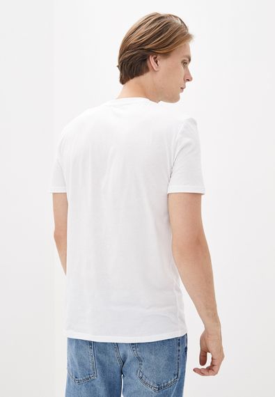 Чоловіча футболка однотонна білий, 2XL | Зображення 1