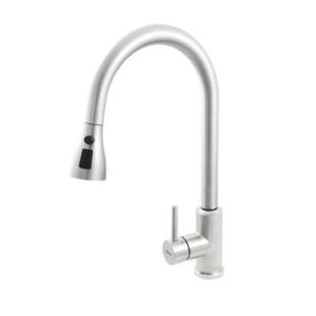 Змішувач для кухні з сенсорим датчиком та висувним виливом VENTA VS402UA