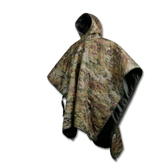 Спальний мішок-пончо 6в1 Multishelter Kiborg Мультикам утеплений | Зображення 1