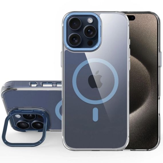 Чехол TPU Space Case Apex with MagSafe для Apple iPhone 15 Pro (6.1") Navy Blue