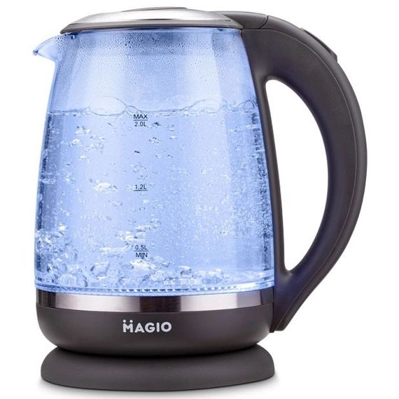 Тихий чайник с подсветкой 2 л Magio MG-982 2200 Вт, Качественные электрочайник, Электрочайник удобный TL-56 | Зображення 5