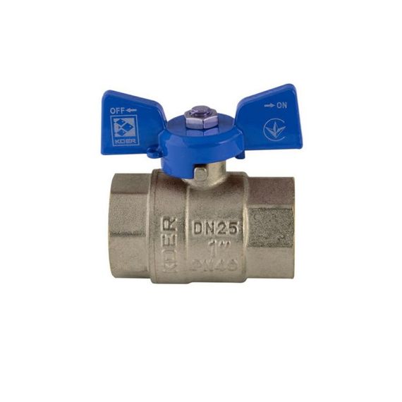 Кран шаровой Koer 1" ГГМ (KR.217.B) синий (KR2718) | Зображення 1