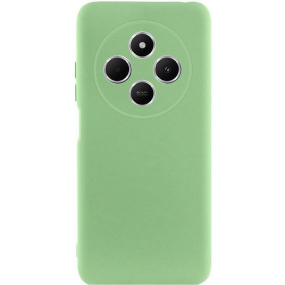 Чохол TPU GETMAN Liquid Silk Full Camera для Xiaomi Redmi 14C / Poco C75 Зелений / Pistachio
