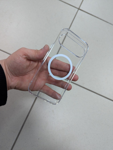 Чохол Wlons Hybrid для Google Pixel 9 Pro Magnetic MagSafe прозорий протиударний PC+TPU