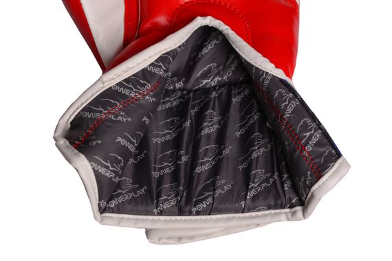 Боксерські рукавиці PowerPlay 3018 Jaguar Червоні 14 унцій | Зображення 3