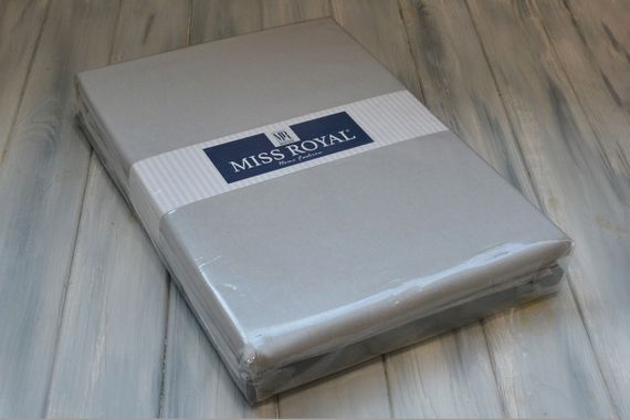 Постільна білизна EVA Miss Royal Ranforce 160 х 220 см. Gri | Зображення 1