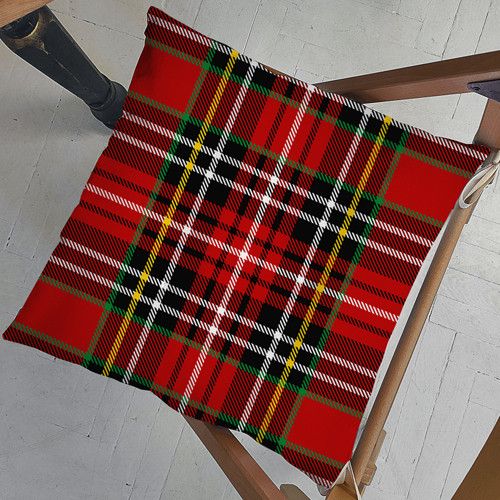 Подушка на стул с завязками Шотландская клетка 40x40x4 см (PZ_23NG004)