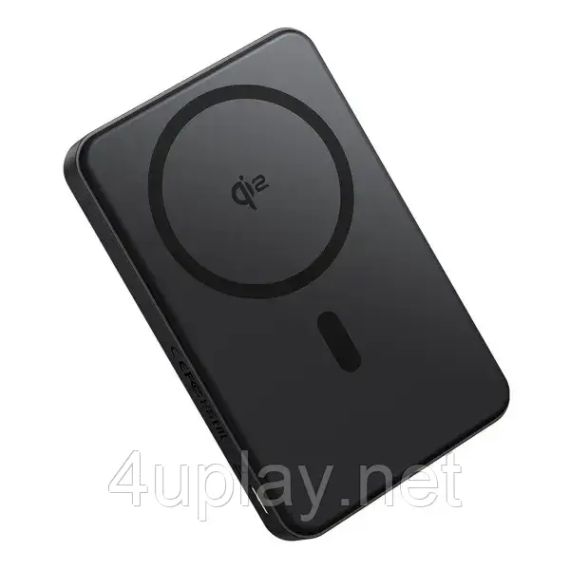 Беспроводной магнитный повербанк Baseus Airpow II Qi2 Magnetic PowerBank 10000mAh 22.5W Black | Зображення 3