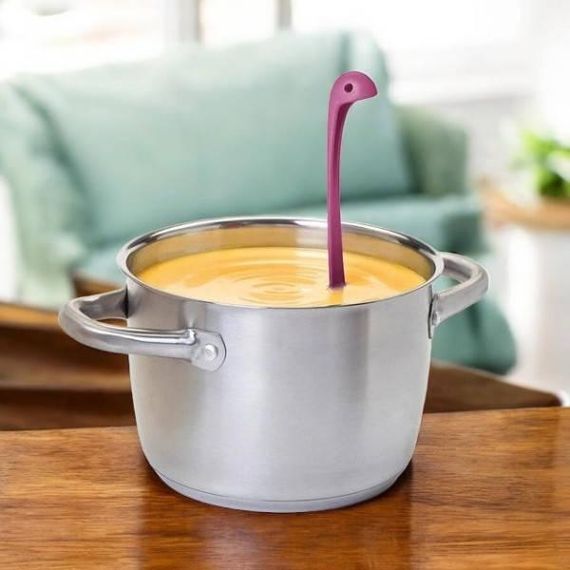 Ложка Пластикова половник Nessie Фіолетова