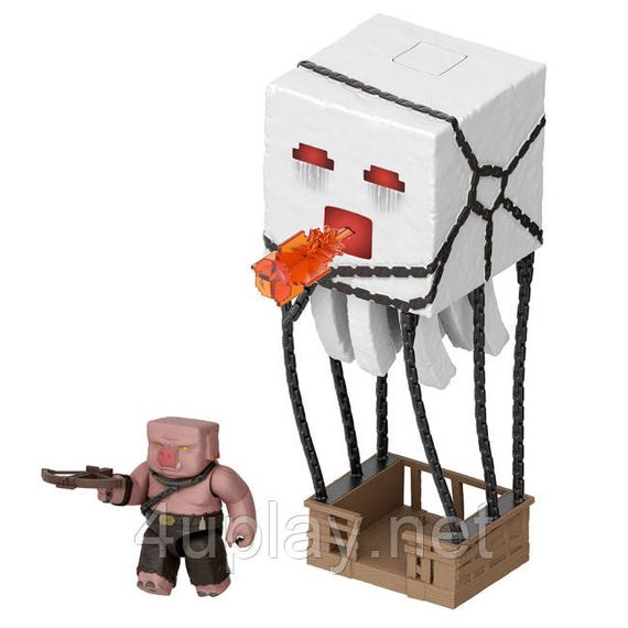 Игровой набор Майнкрафт в кино Воздушный шар из Гаста Оригинал Minecraft Movie Blast Attack Ghast | Зображення 3