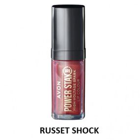 Жидкая губная помада Avon «СуперСтейкость» | Шокирующий рыжий (Russet Shock) | до 16 часов 7 мл