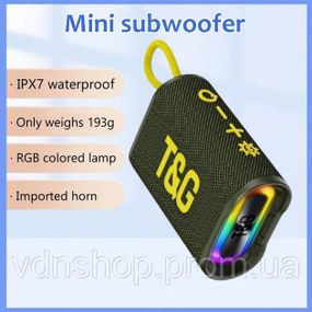 Блютуз колонка с зарядкой от usb TG396, Блютуз акустика с радио, Активные колонки для дома FB-37