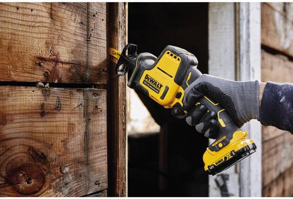 Пила сабельная аккумуляторная 12В бесщёточная DeWALT DCS312D2 | Зображення 3