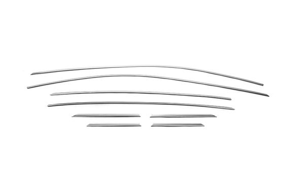 Окантовка вікон (нерж) Нижня для Opel Astra K 2016-2024 | Зображення 7