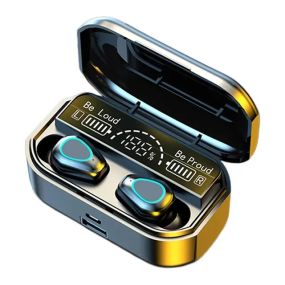 Сенсорные беспроводные наушники с PowerBank MR-G28 ( Чёрные )