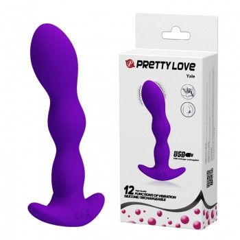 Анальна пробка - Pretty Love Yale Anal Plug Purple Sex Aura