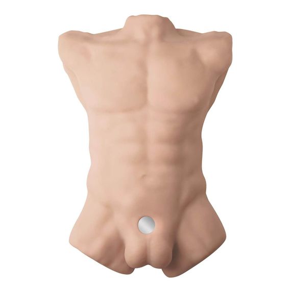Торс з фалоімітатором на присосці SilexD Apollo L Male Torso, суперреалістичний, термореактивний Sex Aura | Зображення 2