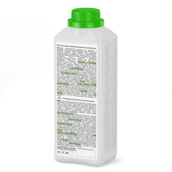 Антисептична протигрибкова ґрунтовка Біостоп SkyLine 1л | Зображення 1