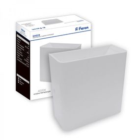 Світильник архітектурний Feron 3W IP54 4000К DH028 білий 120*120*50мм