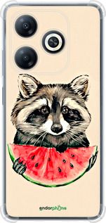 Чохол на Infinix Smart 8 Єнотик з кавуном "4605sp-3431-2448"