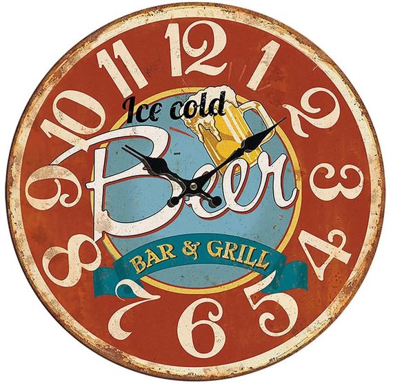 Годинник настінний Technoline 596831 Beer (596831) (DAS301805)