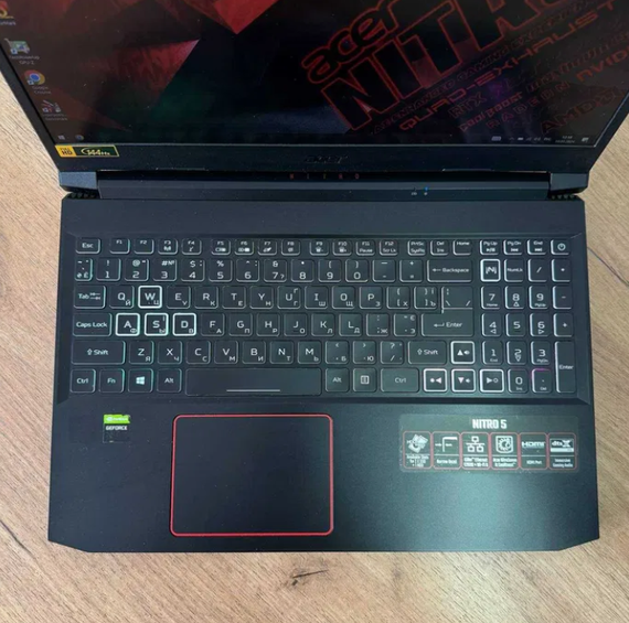 Ноутбук Acer Nitro 5  15,6" 144Hz i7 9850H 32Gb SSD 512Gb RTX 2060 Б/В | Зображення 3