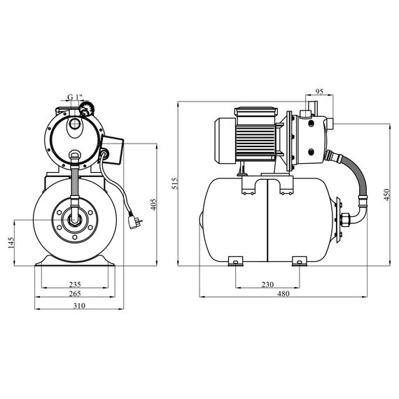 Насосна станція Agua AT JET 100S (CV035089) | Зображення 1