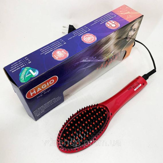 Стайлер-гребінець для випрямлення волосся Magio, Фени для сушіння волосся, Фен-щітка-випрямляч GY-28 | Зображення 6