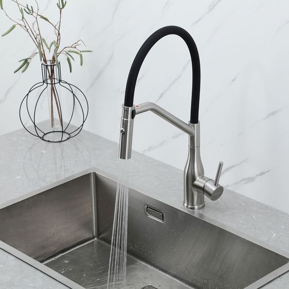 Змішувач для кухні Gappo з гнучким виливом G4098-15 | Зображення 5