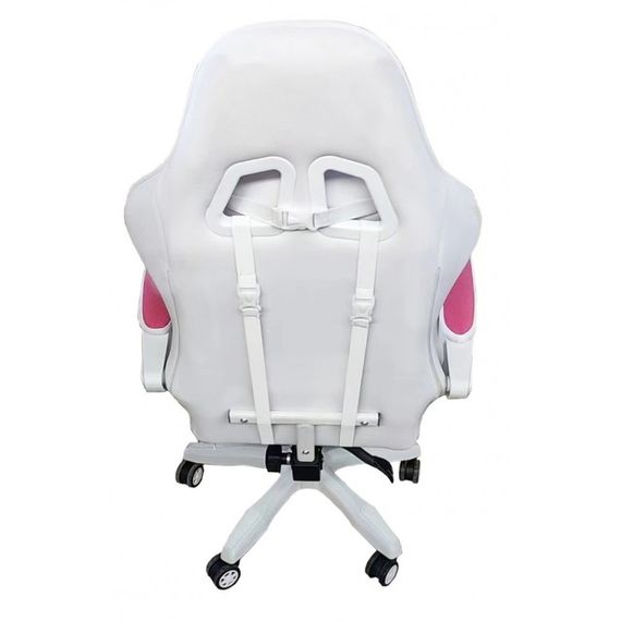 Крісло геймерське Bonro Lady 807 рожево-біле | Зображення 3