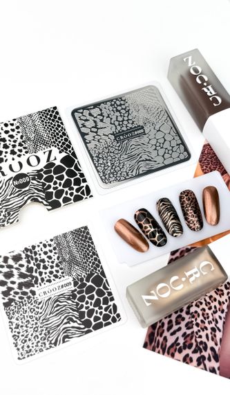 Пластина для стемпінгу Crooz 09 (6 х 6см)