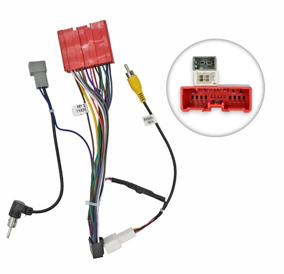 Перехідник живлення серії QIV з адаптером CAN-BUS для Mazda QBR-W MZ-2601A (дрот)