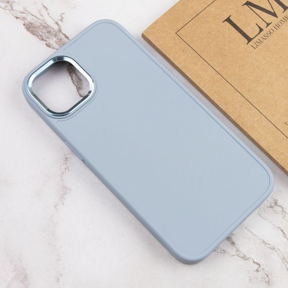 TPU чохол Bonbon Metal Style для Apple iPhone 14 (6.1") Силікон, Голубой / Mist blue | Зображення 4